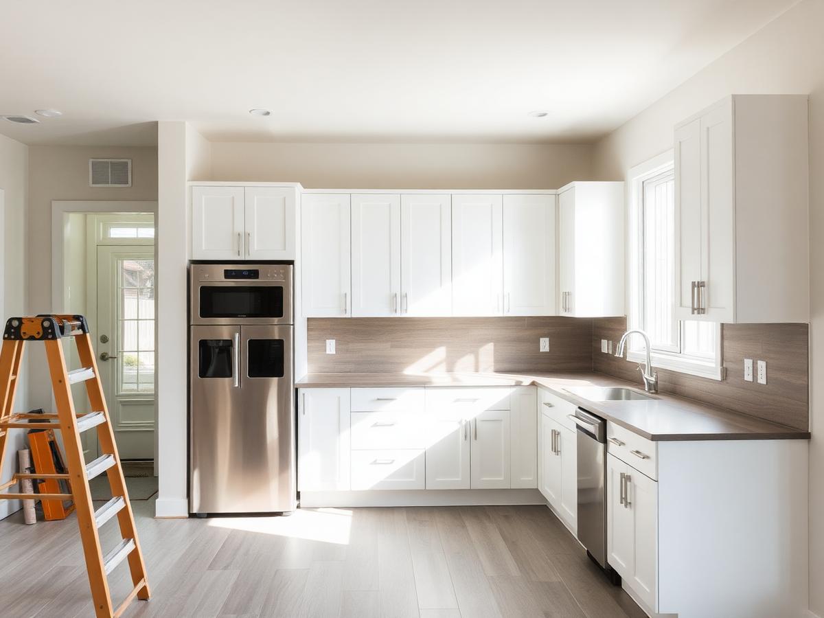 Remodeling professional at work